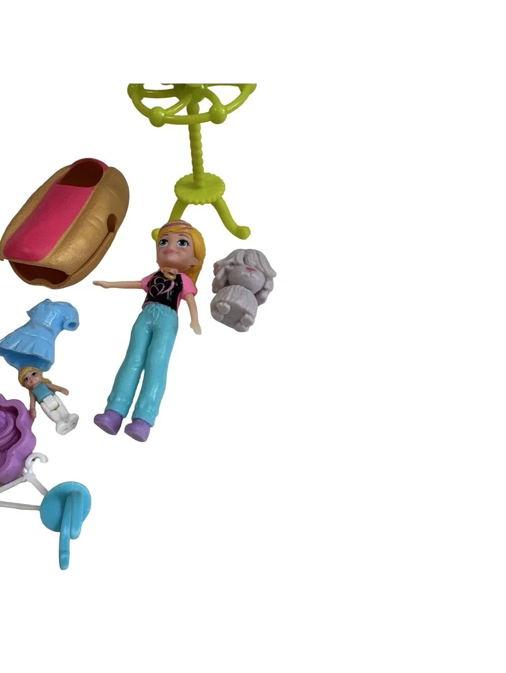 Polly Pocket Doll And Accessories Mixed Lot